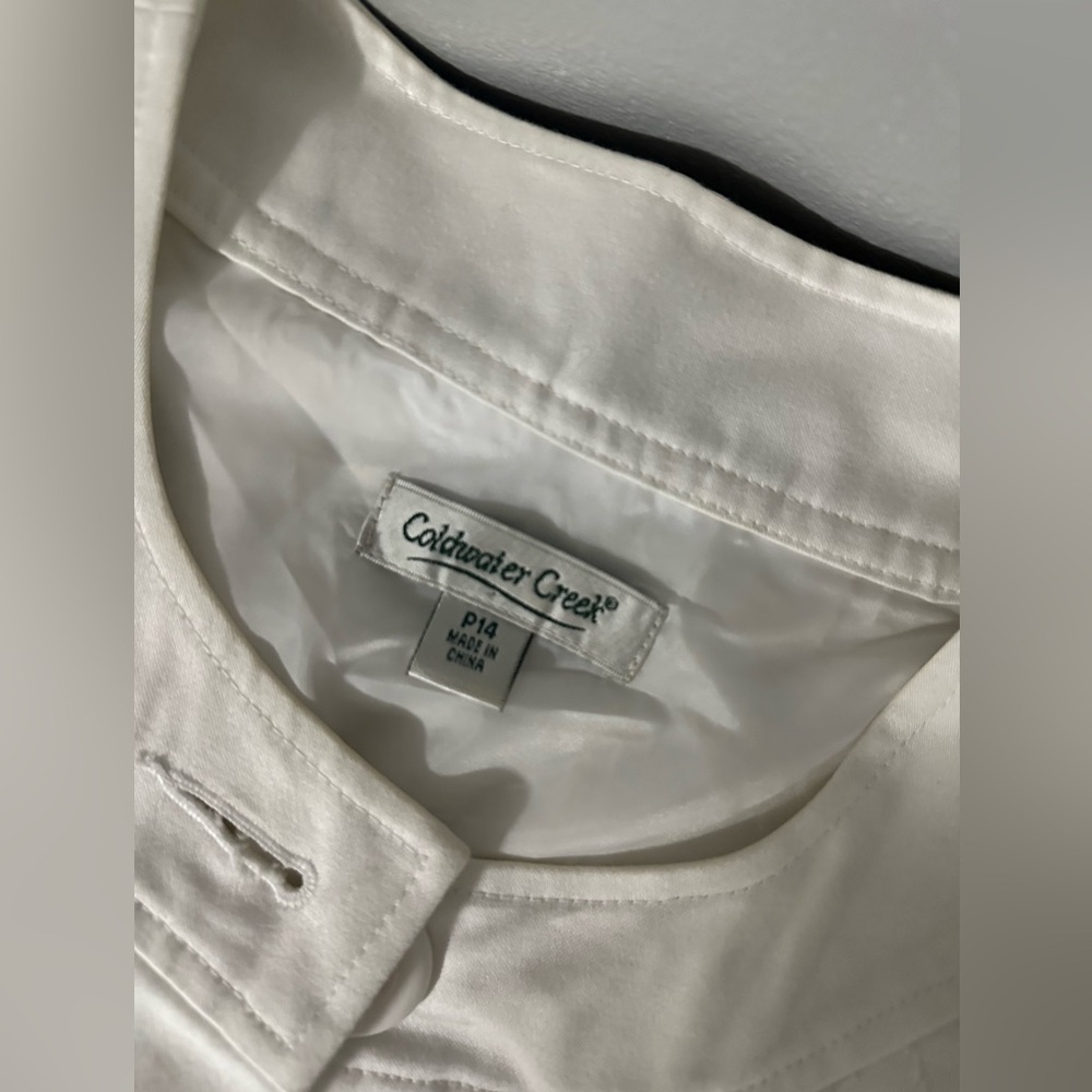 Coldwater Creek blazer in white